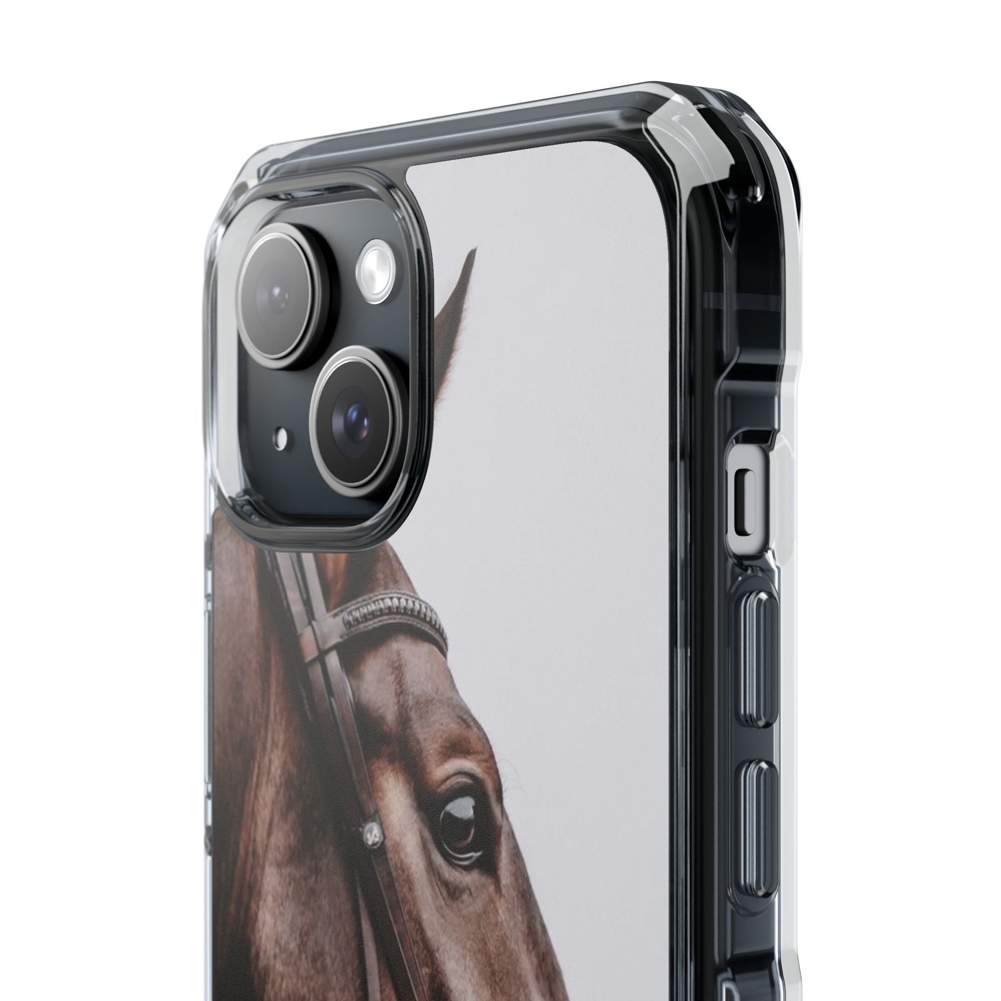 Elegant Horse Photography Magnetic Clear Impact Case, Animal Lover Gift, Stylish Phone Protector, Unique Cellphone Accessory, [...]