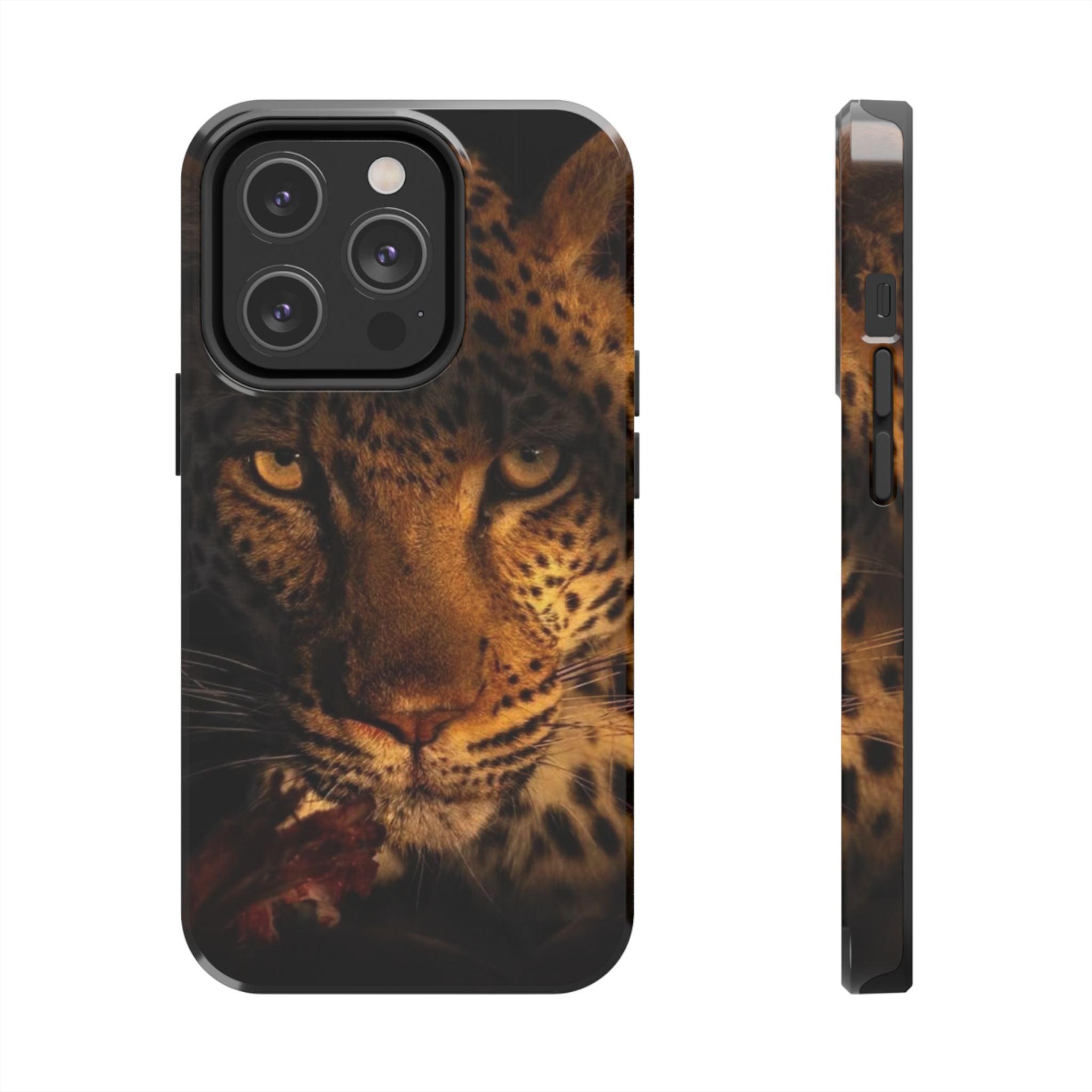 Fierce Leopard Phone Cases, Animal Print Accessories for Wildlife Lovers, Durable Tough Cases, Perfect Gift for Nature Enthusiasts, [...]