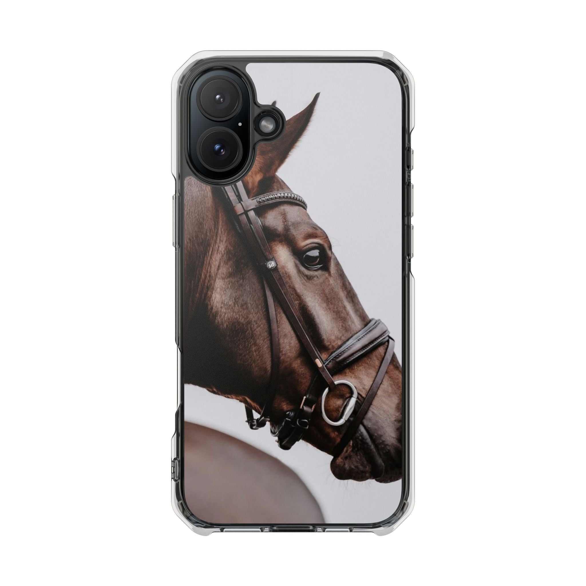 Elegant Horse Photography Magnetic Clear Impact Case, Animal Lover Gift, Stylish Phone Protector, Unique Cellphone Accessory, [...]