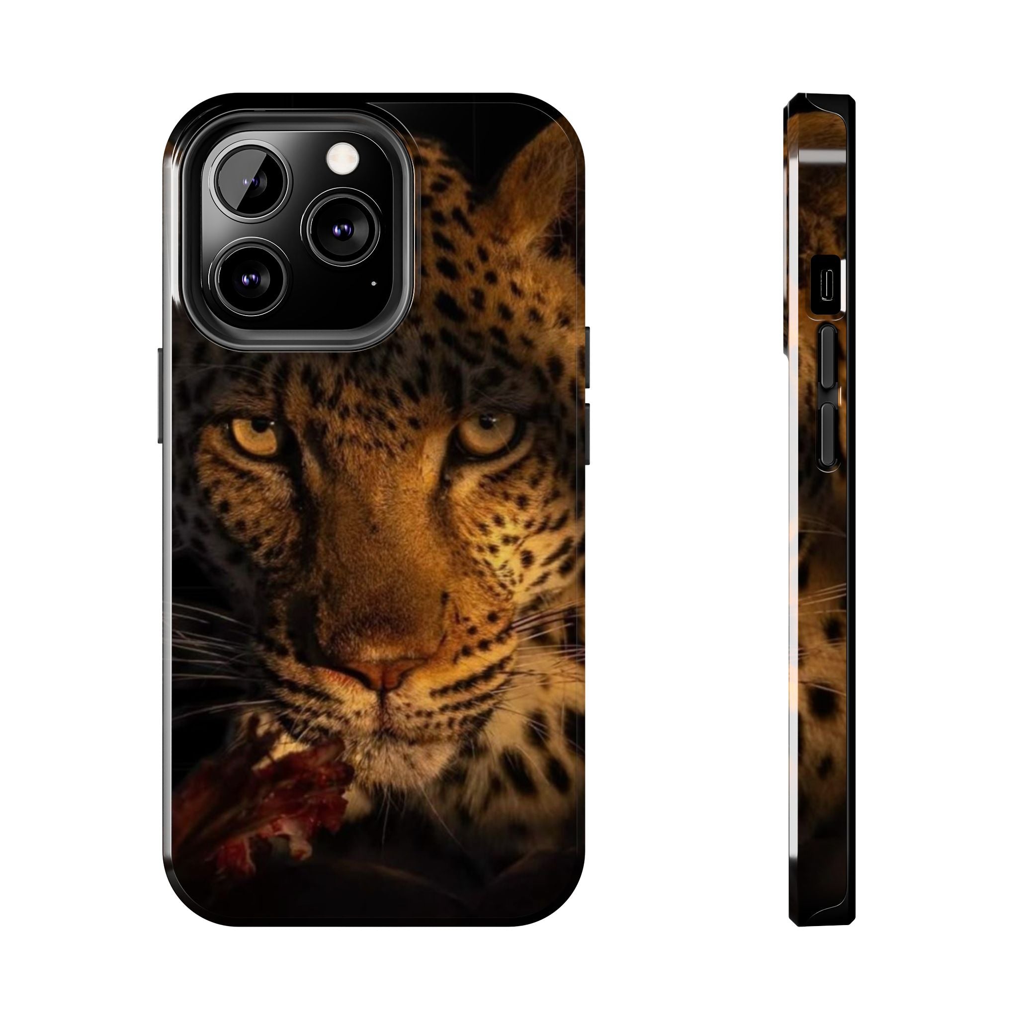 Fierce Leopard Phone Cases, Animal Print Accessories for Wildlife Lovers, Durable Tough Cases, Perfect Gift for Nature Enthusiasts, [...]