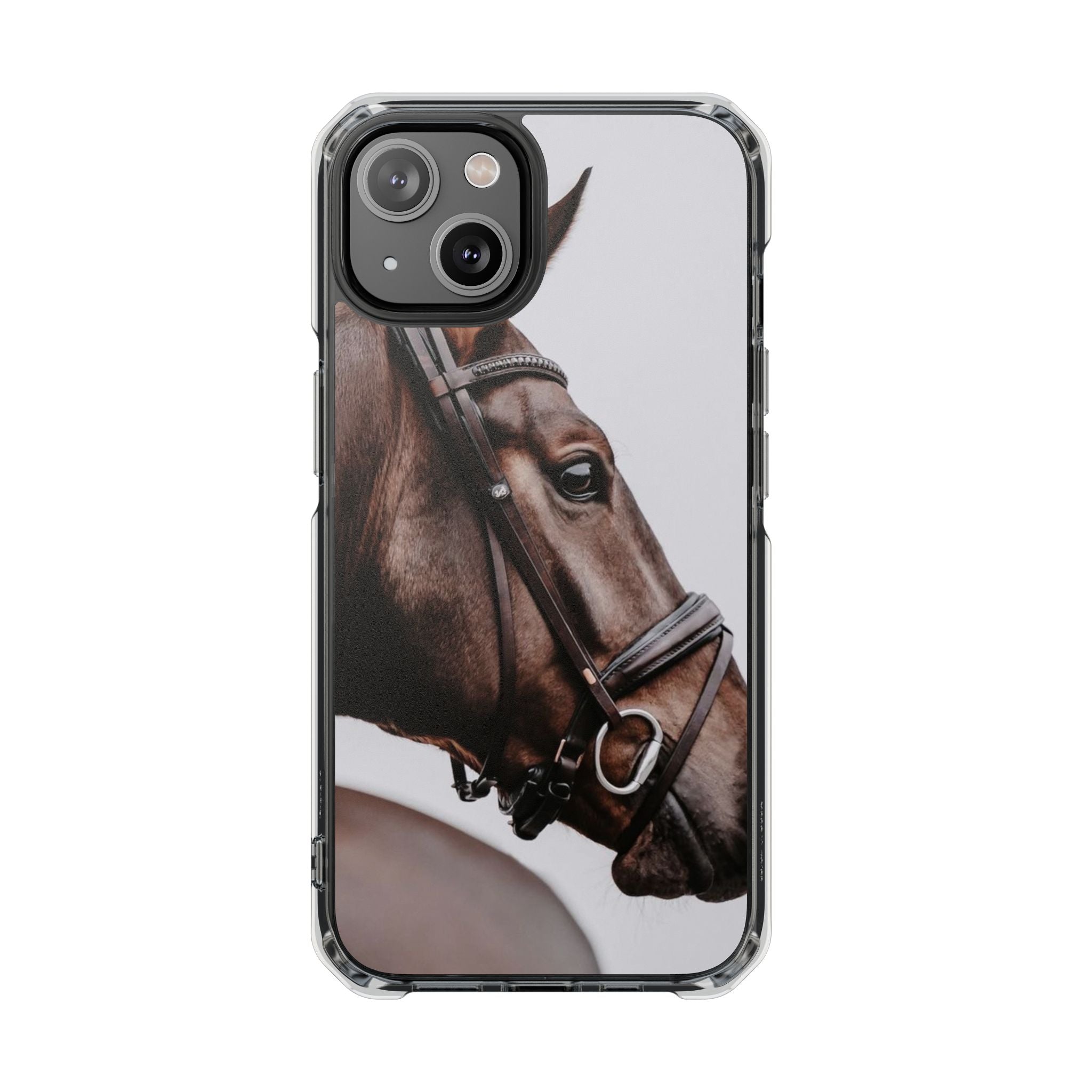 Elegant Horse Photography Magnetic Clear Impact Case, Animal Lover Gift, Stylish Phone Protector, Unique Cellphone Accessory, [...]