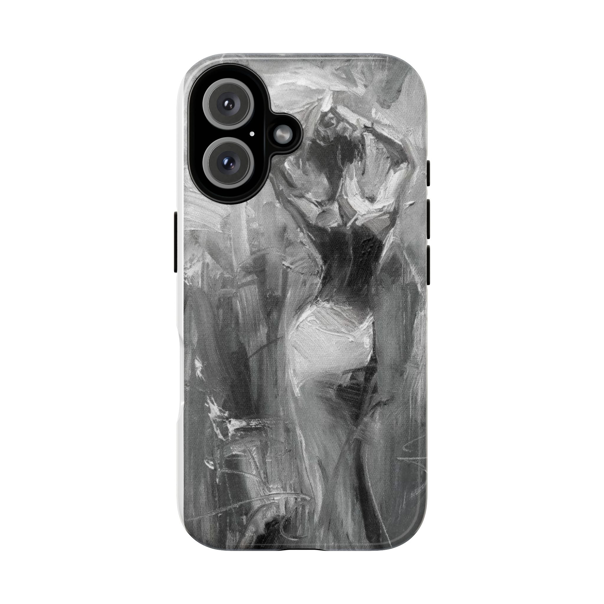 Stylish Phone Case for Tough Cases, Aesthetic Smartphone Cover, Art-Inspired Accessory, Fashionable Gift for Her, Unique Protection