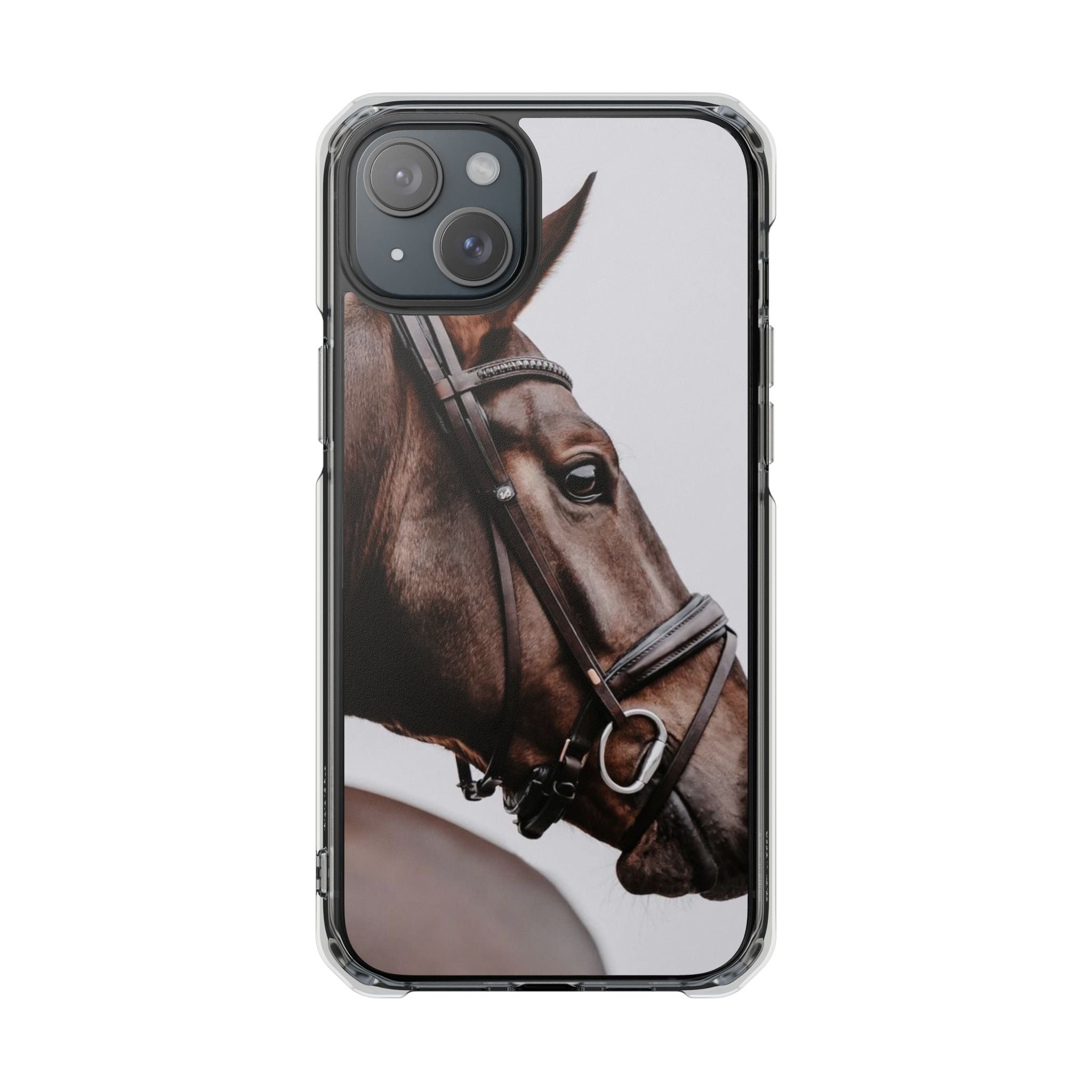 Elegant Horse Photography Magnetic Clear Impact Case, Animal Lover Gift, Stylish Phone Protector, Unique Cellphone Accessory, [...]