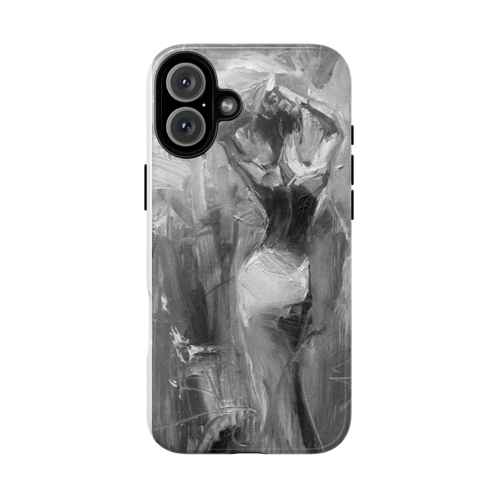 Stylish Phone Case for Tough Cases, Aesthetic Smartphone Cover, Art-Inspired Accessory, Fashionable Gift for Her, Unique Protection
